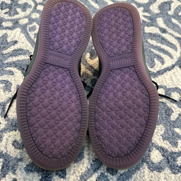 PUMA Clyde Court Disrupt Sneakers in Black/Electric Purple- Size 8.5 - Picture 4 of 5